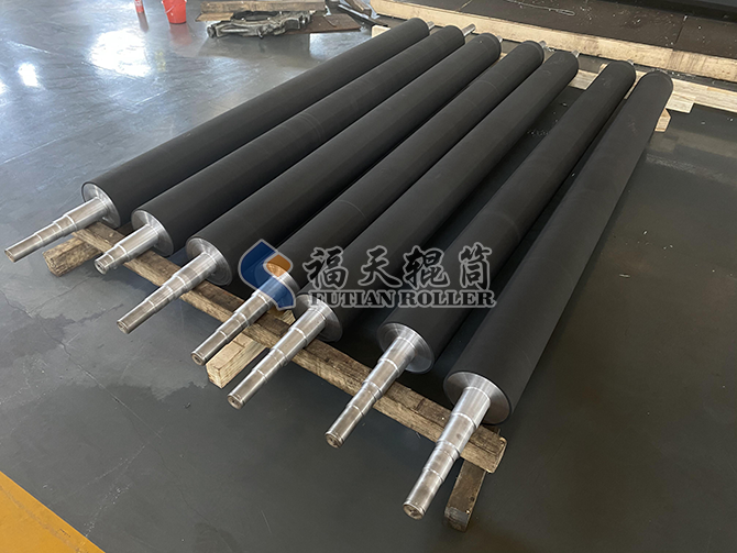 48 EPDM rubber transport rolls, rubber conveyor roller水印.png